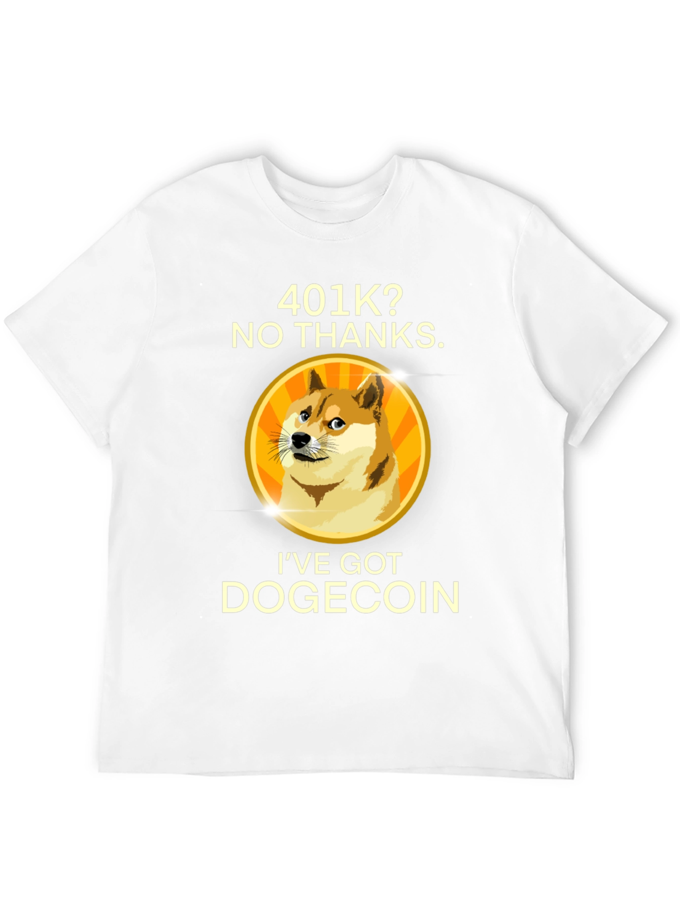 Dogecoin Investor Black T-Shirt