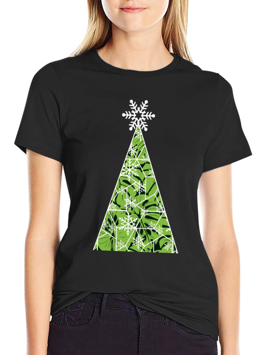 Holiday Tree Graphic Tee - Festive Style