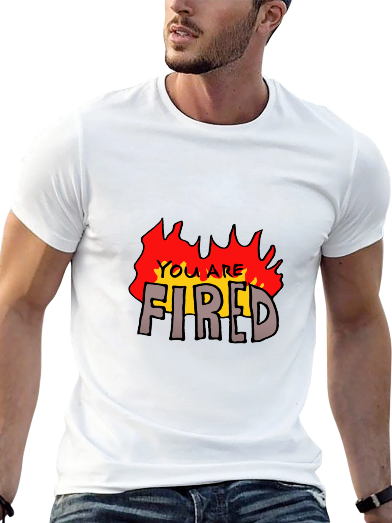 You Are Fired Graphic Tee - Black T-Shirt