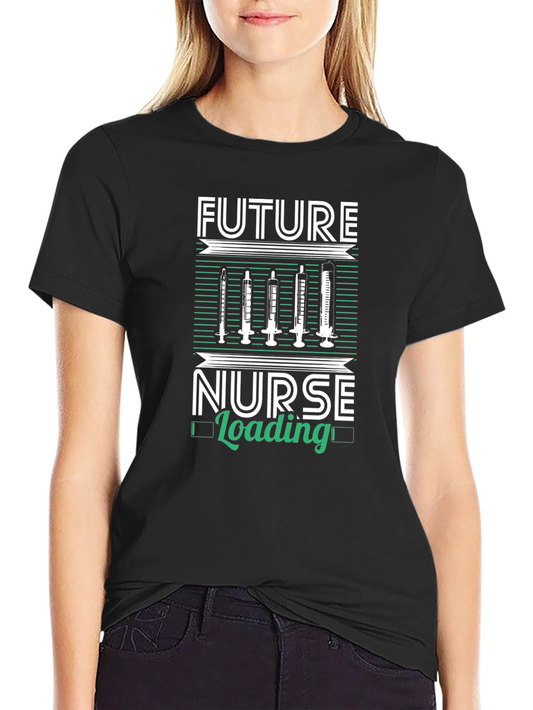 Future Nurse Loading Graphic T-Shirt