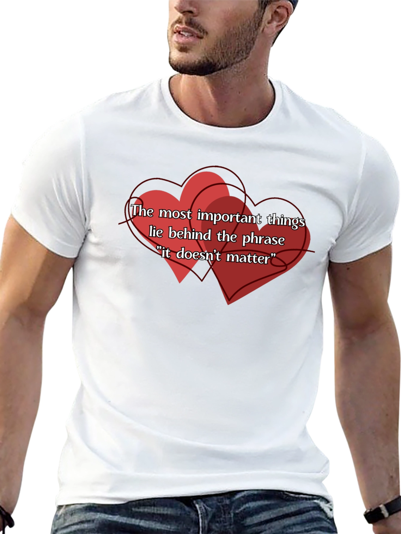 Important Things Tee - Heart Design