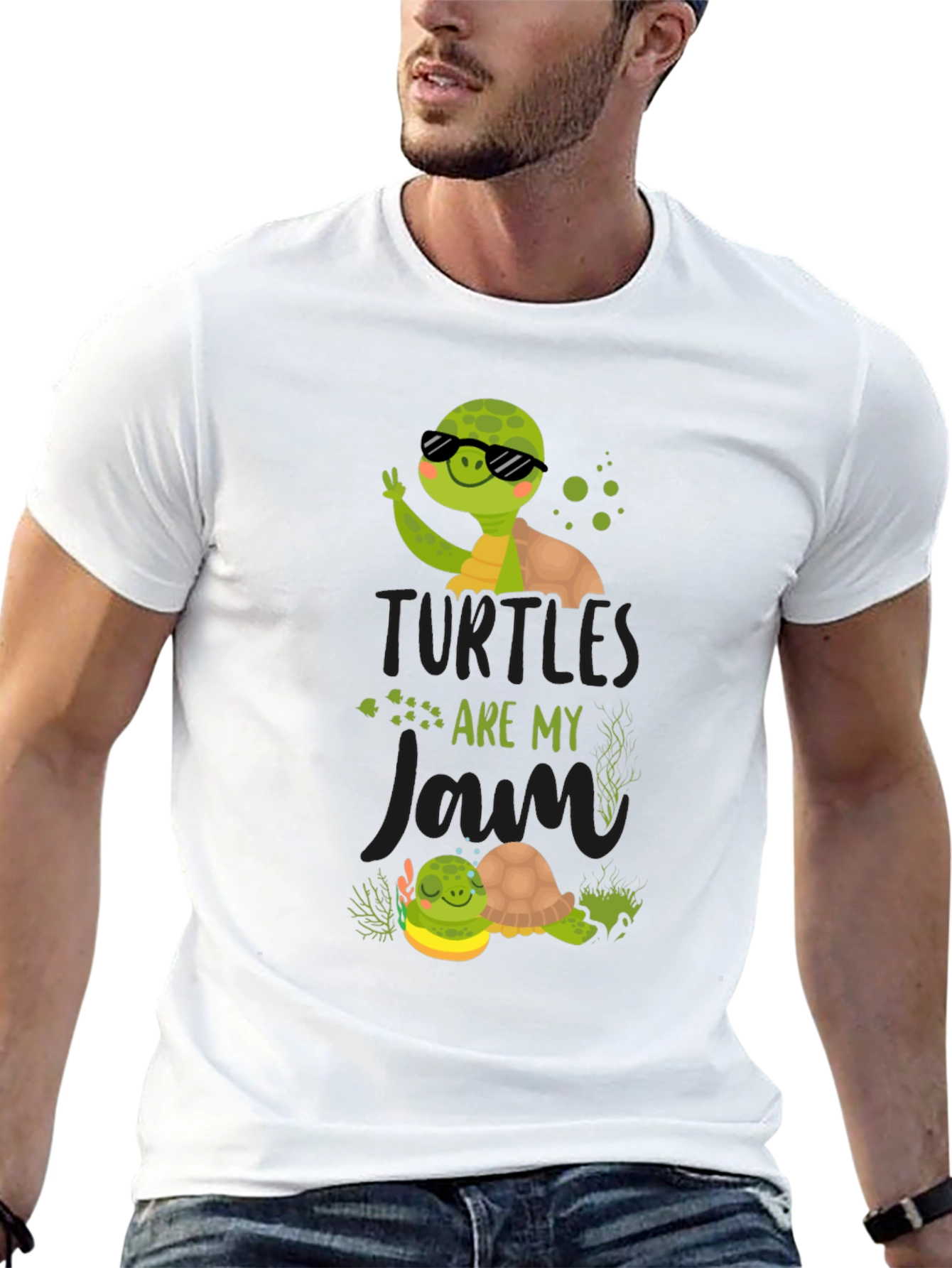 Turtles Are My Jam Black T-Shirt
