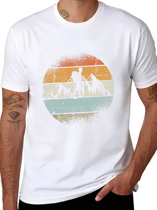 Retro Hiker Graphic Tee - Adventure Ready