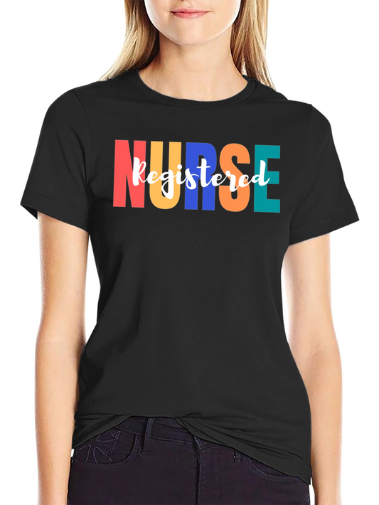 Registered Nurse Graphic Tee - Colorful Nurse T-Shirt