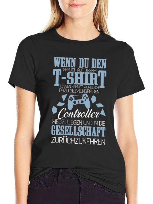 Gamer T-Shirt: Controller & Society