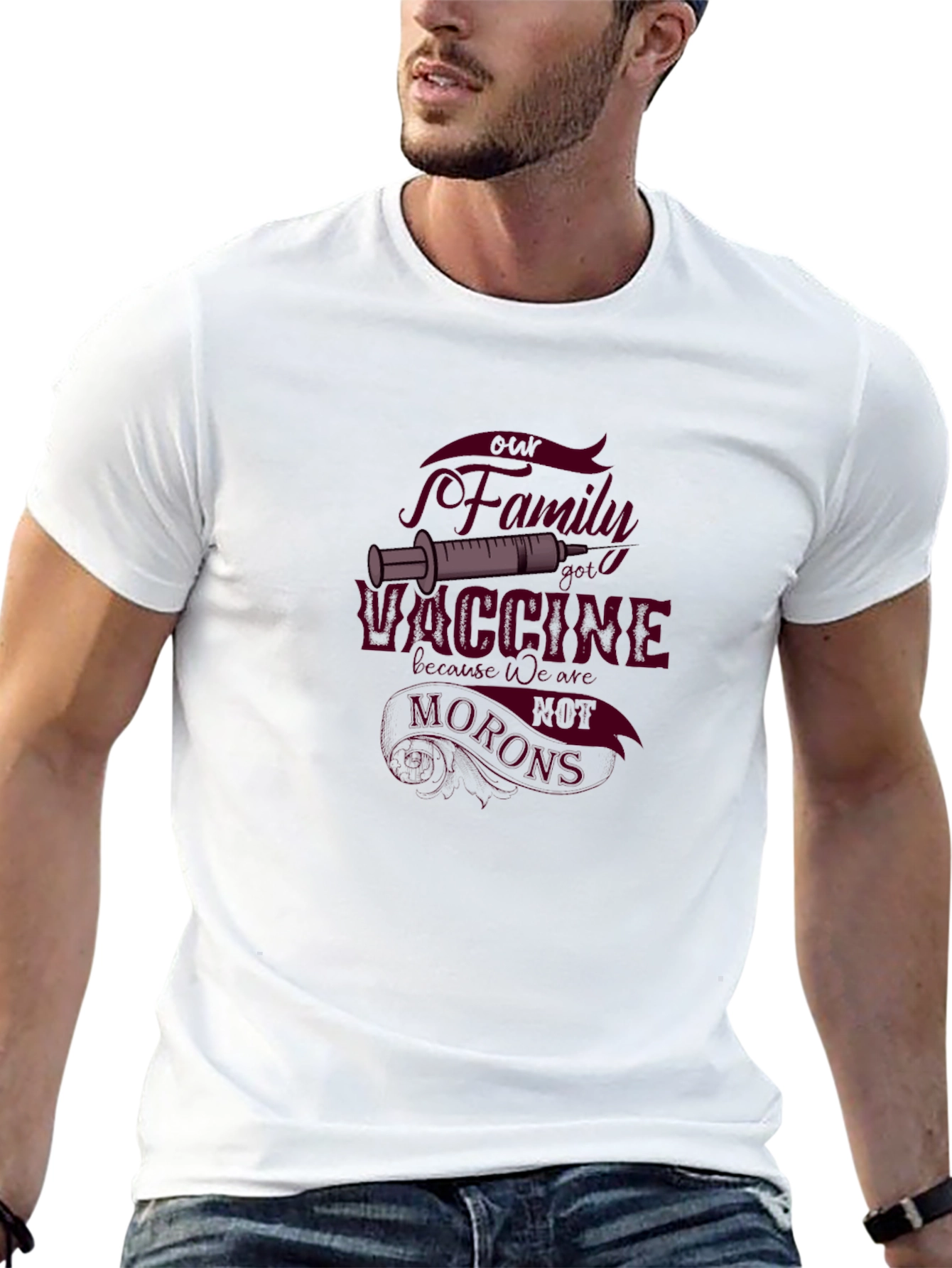Vaccine Family Black T-Shirt