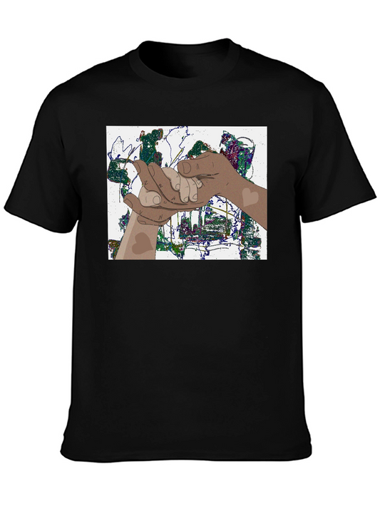 Interracial Unity T-Shirt - Black