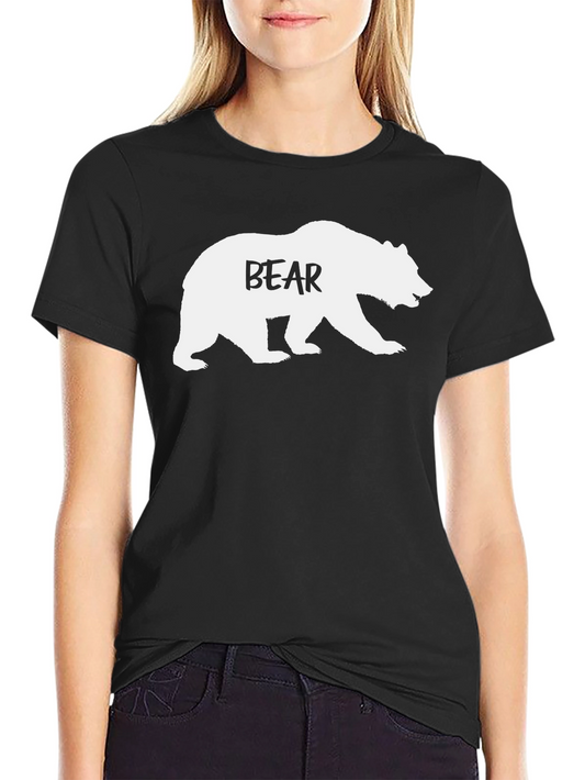 Bear Graphic T-Shirt - Mens Casual Tee