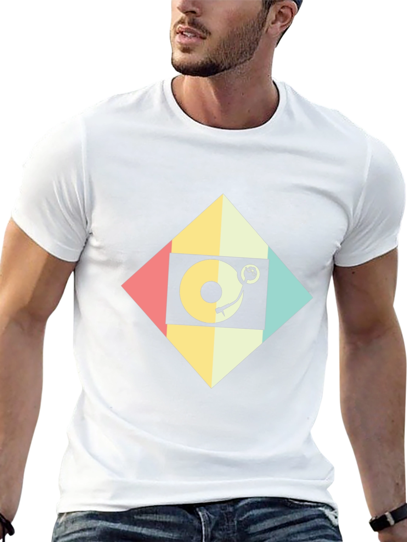 Retro Turntable Graphic Tee
