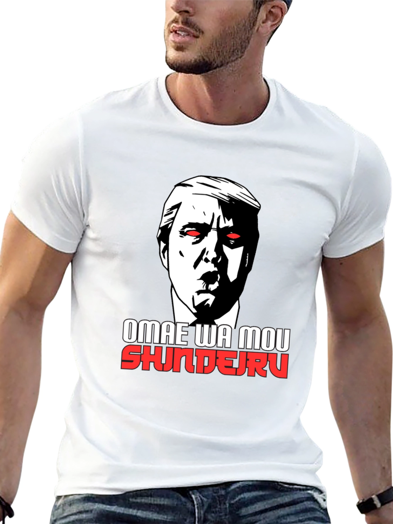 Omae Wa Mou Shindeiru Trump Graphic T-Shirt