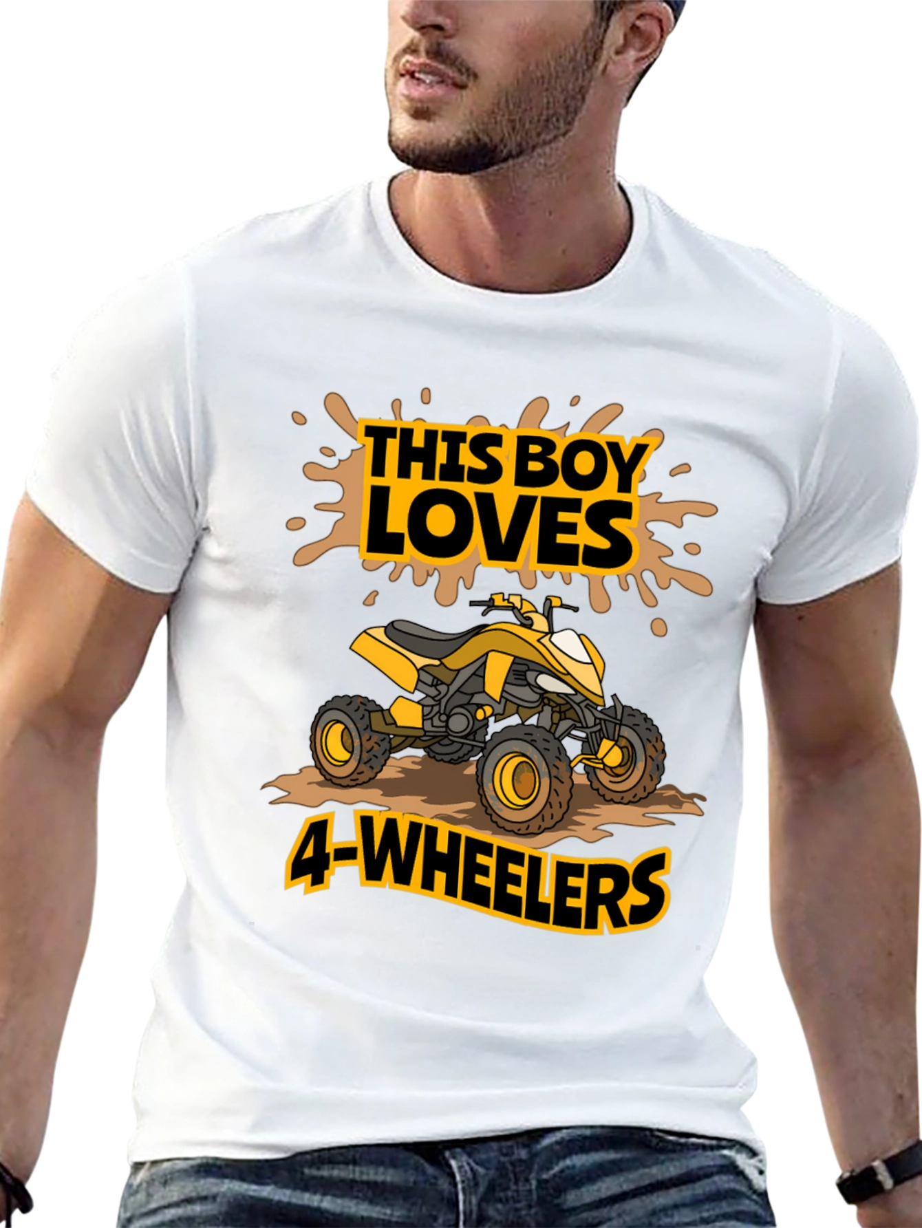 Boys 4-Wheeler ATV T-Shirt - Loves Four Wheelers!