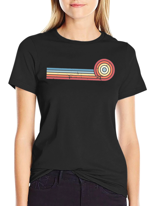 Retro Target Graphic Tee - Cool Vintage Style