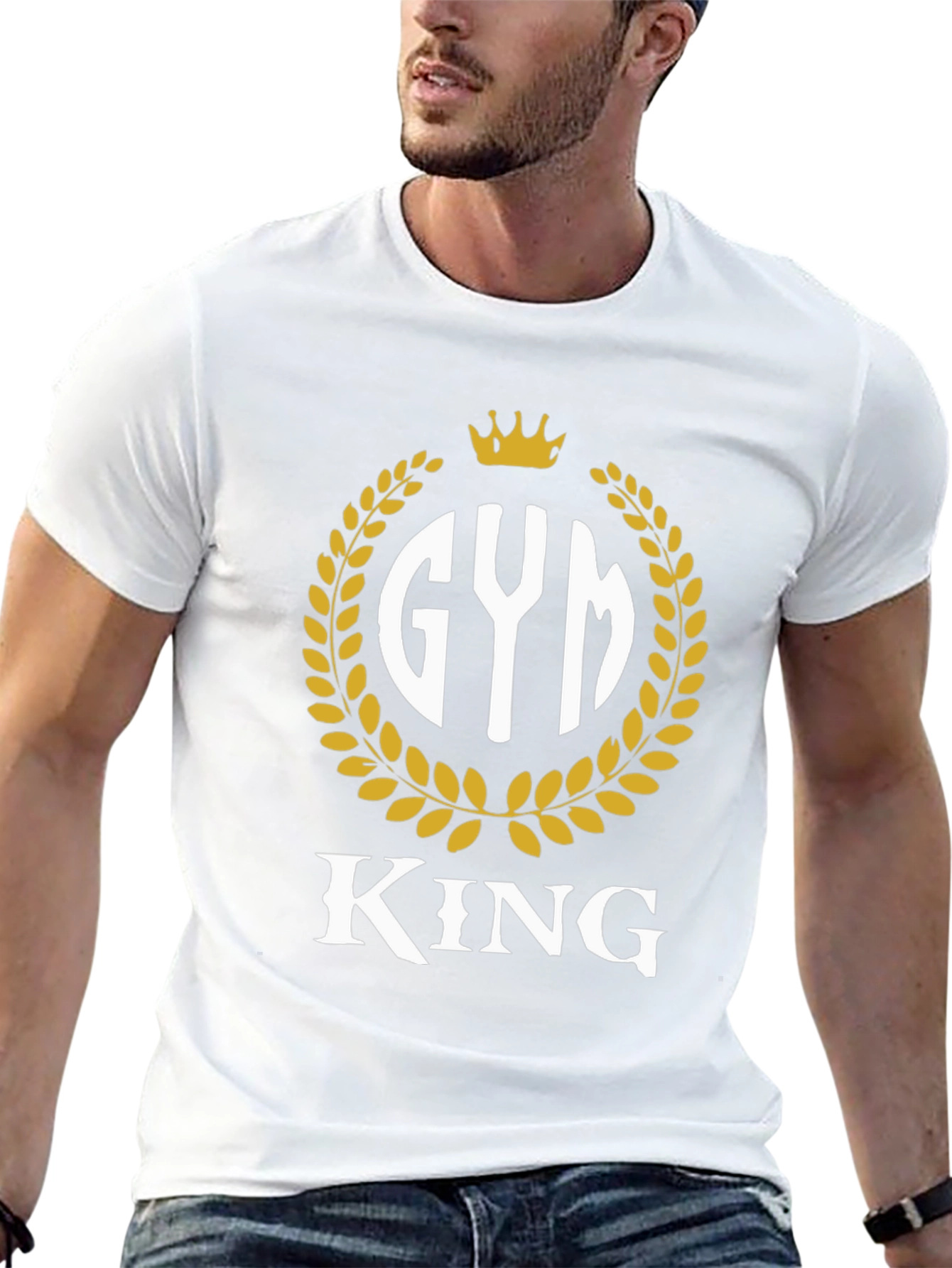 Gym King T-Shirt - Black Fitness Tee