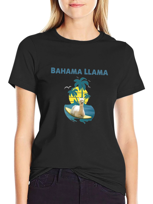 Bahama Llama T-Shirt - Surfs Up!