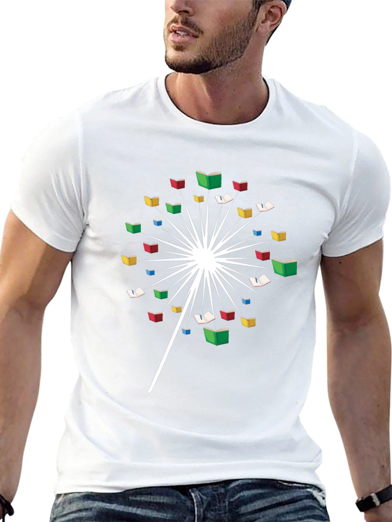 Book Dandelion T-Shirt - Read and Grow!