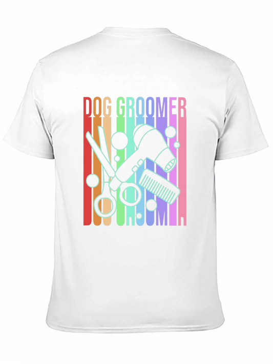 Dog Groomer Graphic Tee - Unisex Black T-Shirt