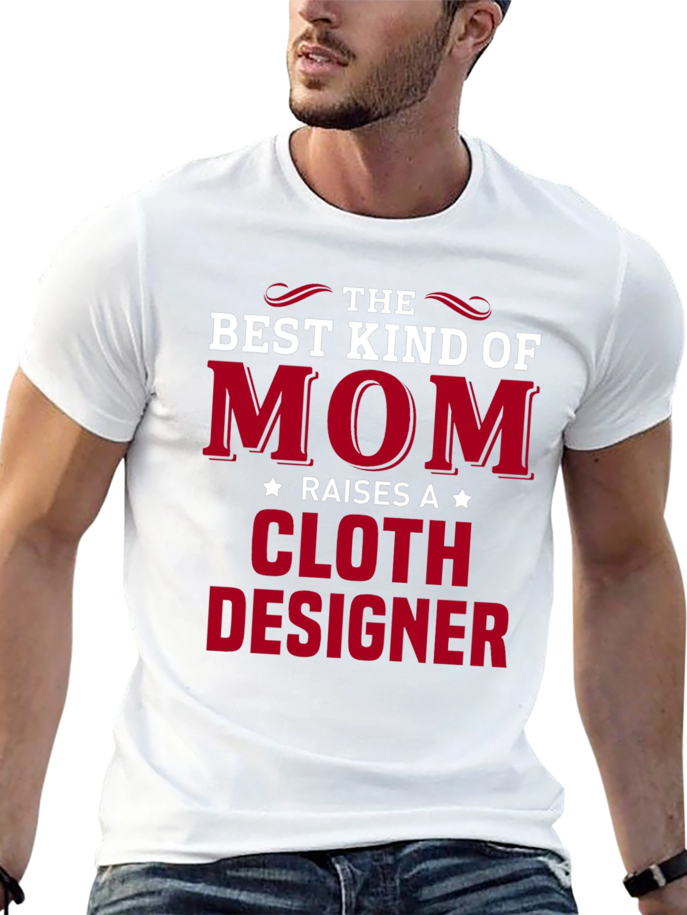 Best Mom Raises a Cloth Designer T-Shirt