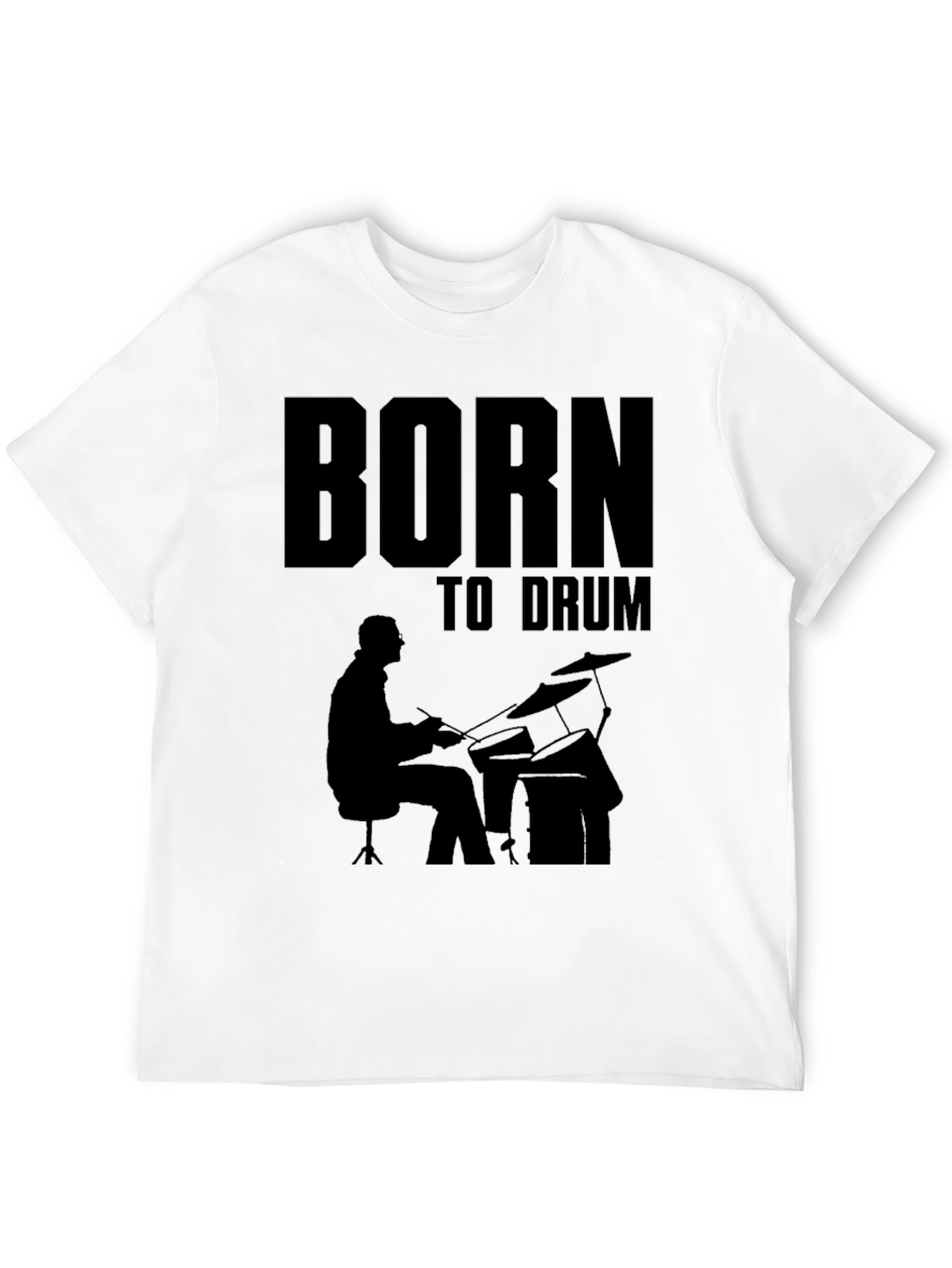 Born to Drum Black T-Shirt