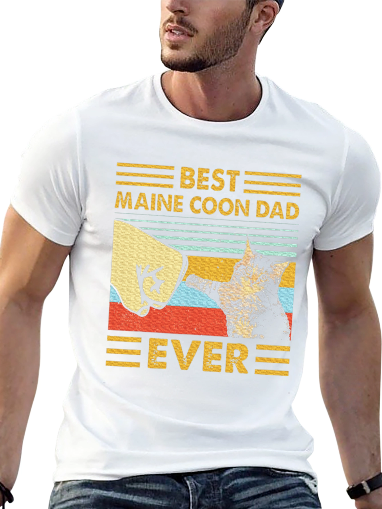 Best Maine Coon Dad Ever T-Shirt