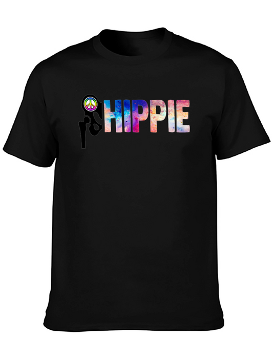 Hippie Tie-Dye Graphic T-Shirt