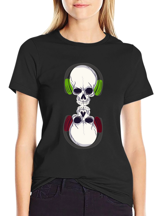 Skull DJ T-Shirt - Double Vision
