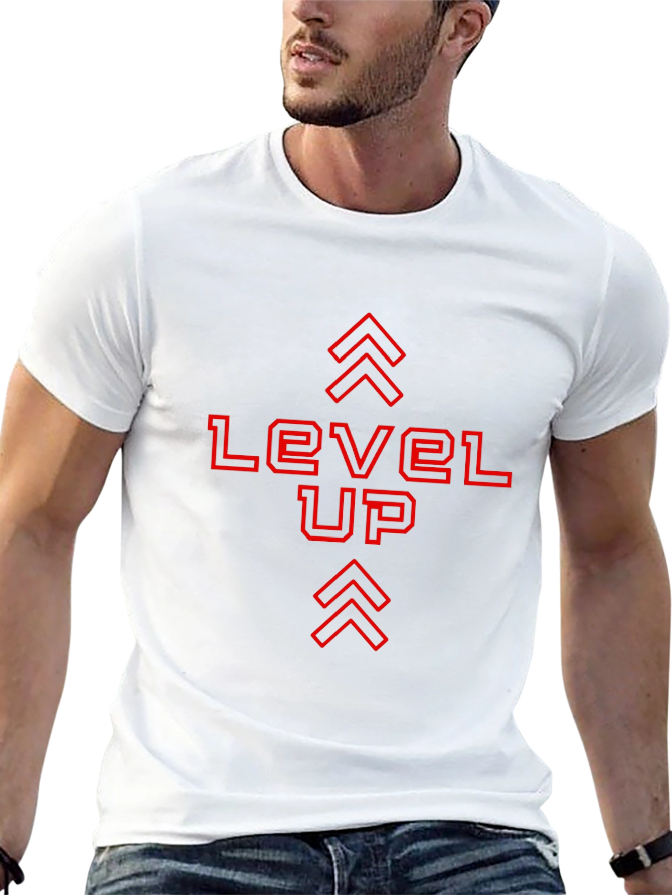 Level Up Graphic Tee - Black Gamer Shirt