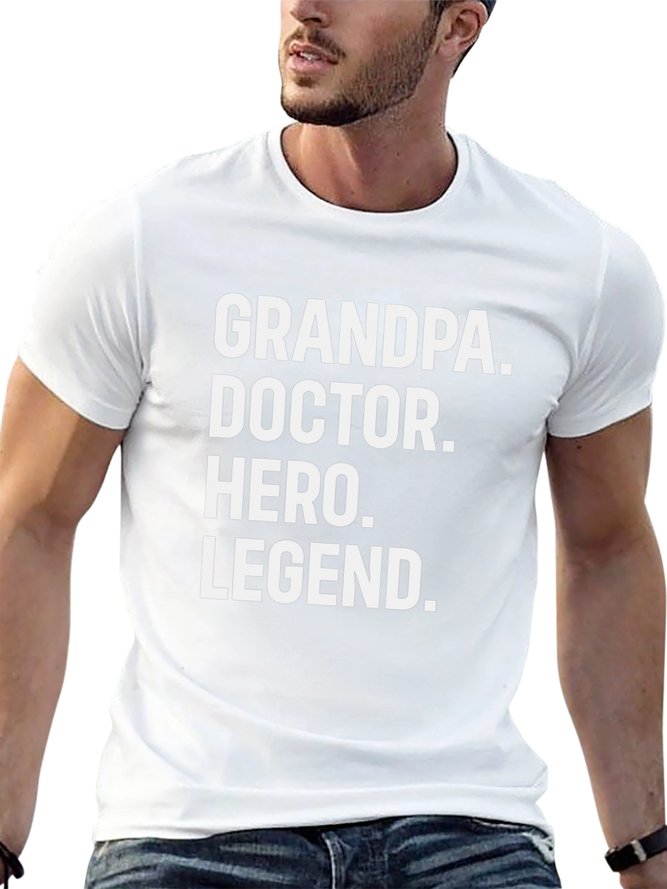 Grandpa Doctor Hero Legend T-Shirt