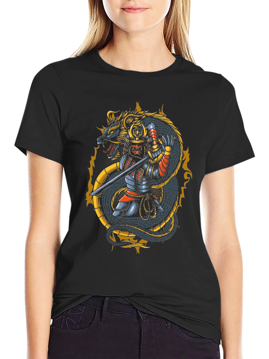Samurai Dragon Graphic Tee