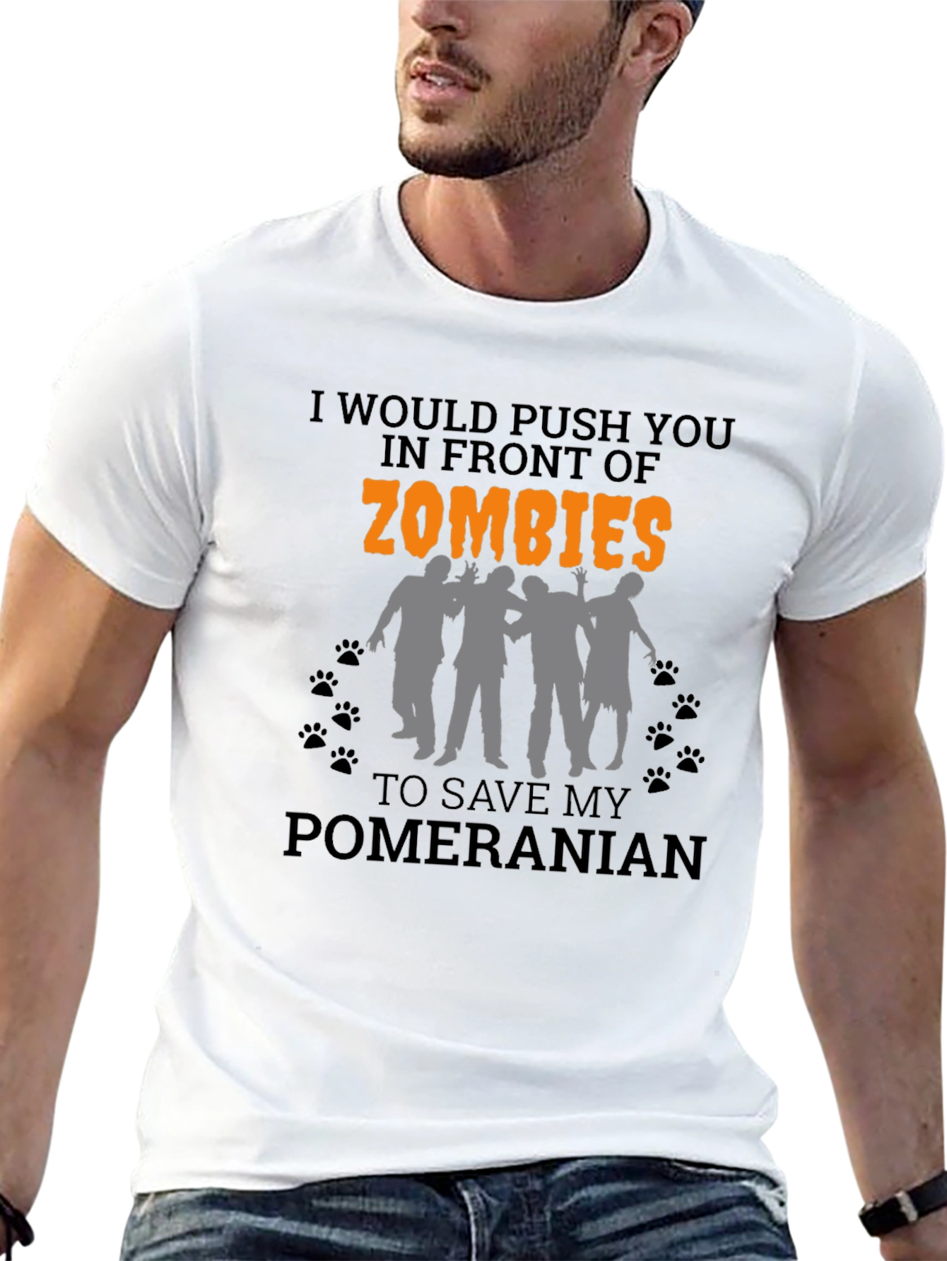 Zombie Pomeranian T-Shirt