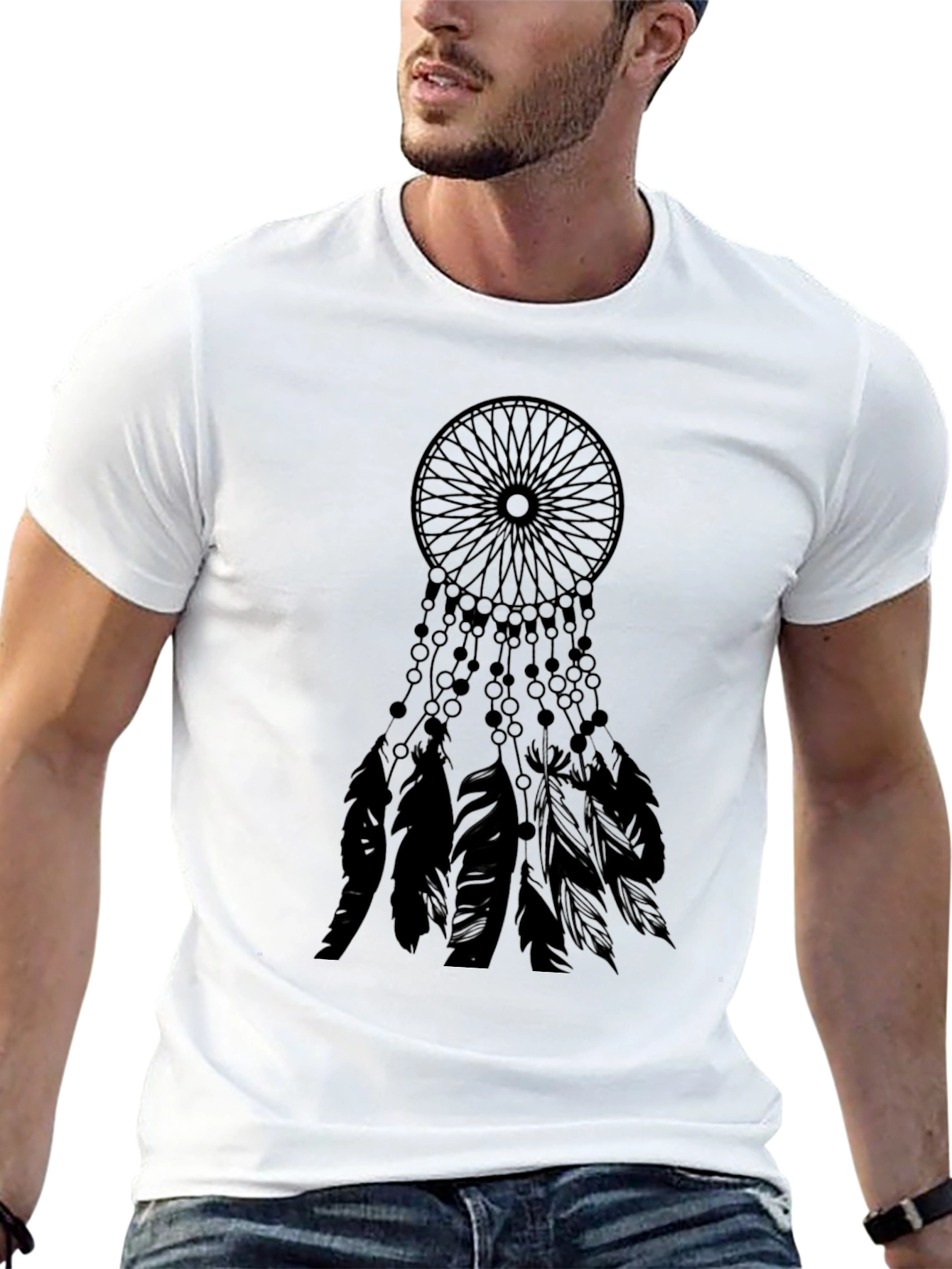 Dream Catcher Graphic Tee - Unisex Black T-Shirt