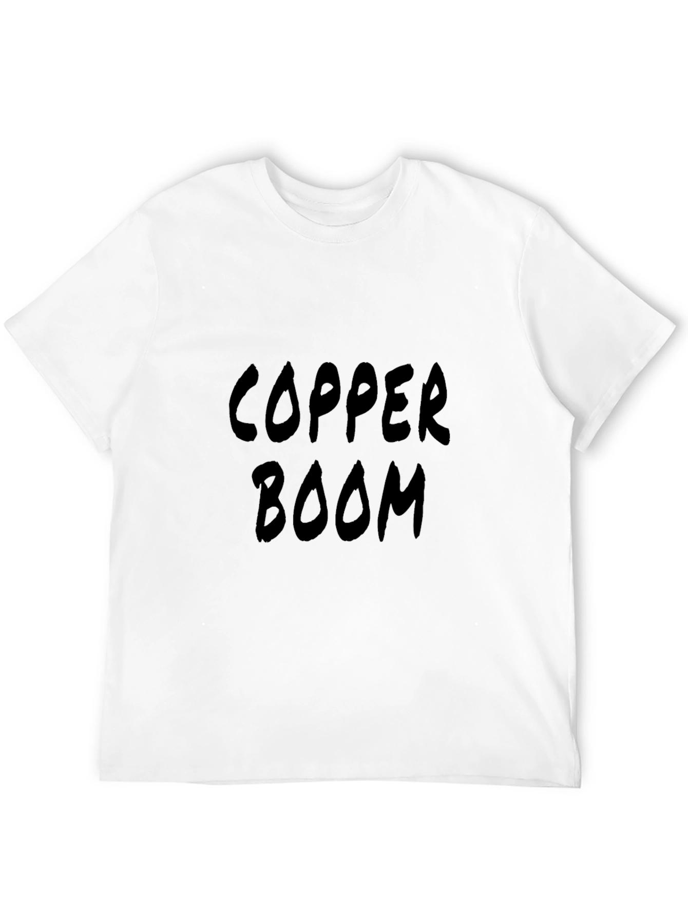 Copper Boom Graphic Black T-Shirt