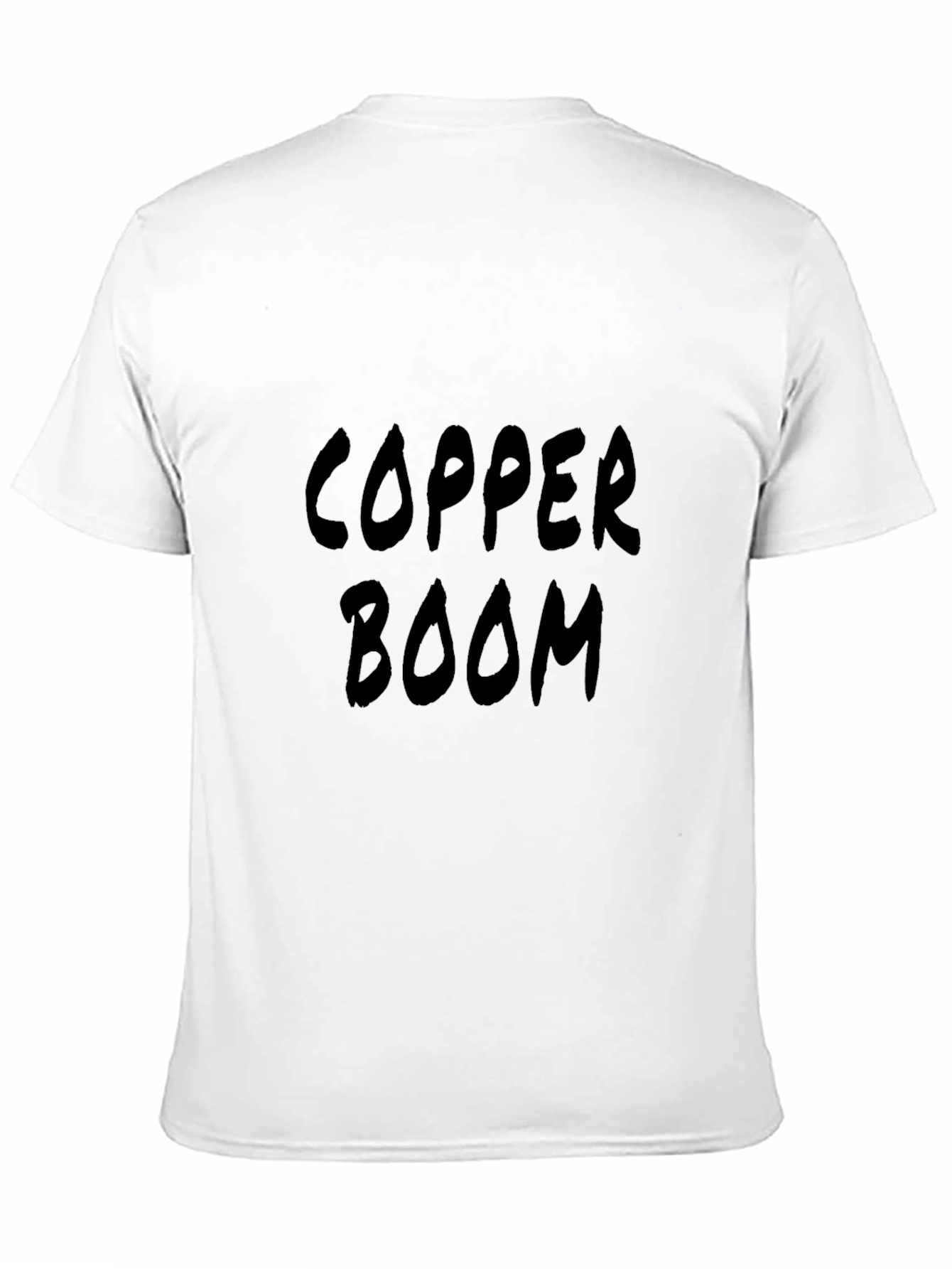 Copper Boom Graphic Black T-Shirt
