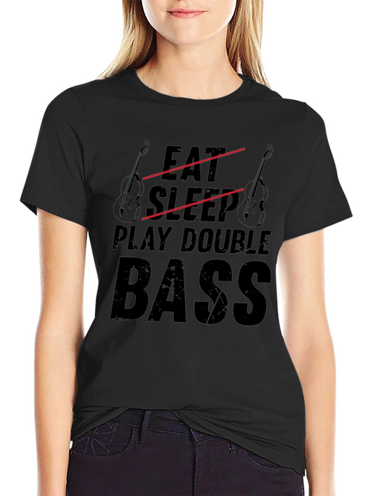 Eat Sleep Play Double Bass Graphic Tee