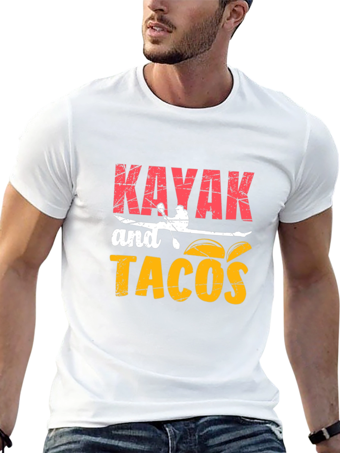 Kayak and Tacos Graphic T-Shirt