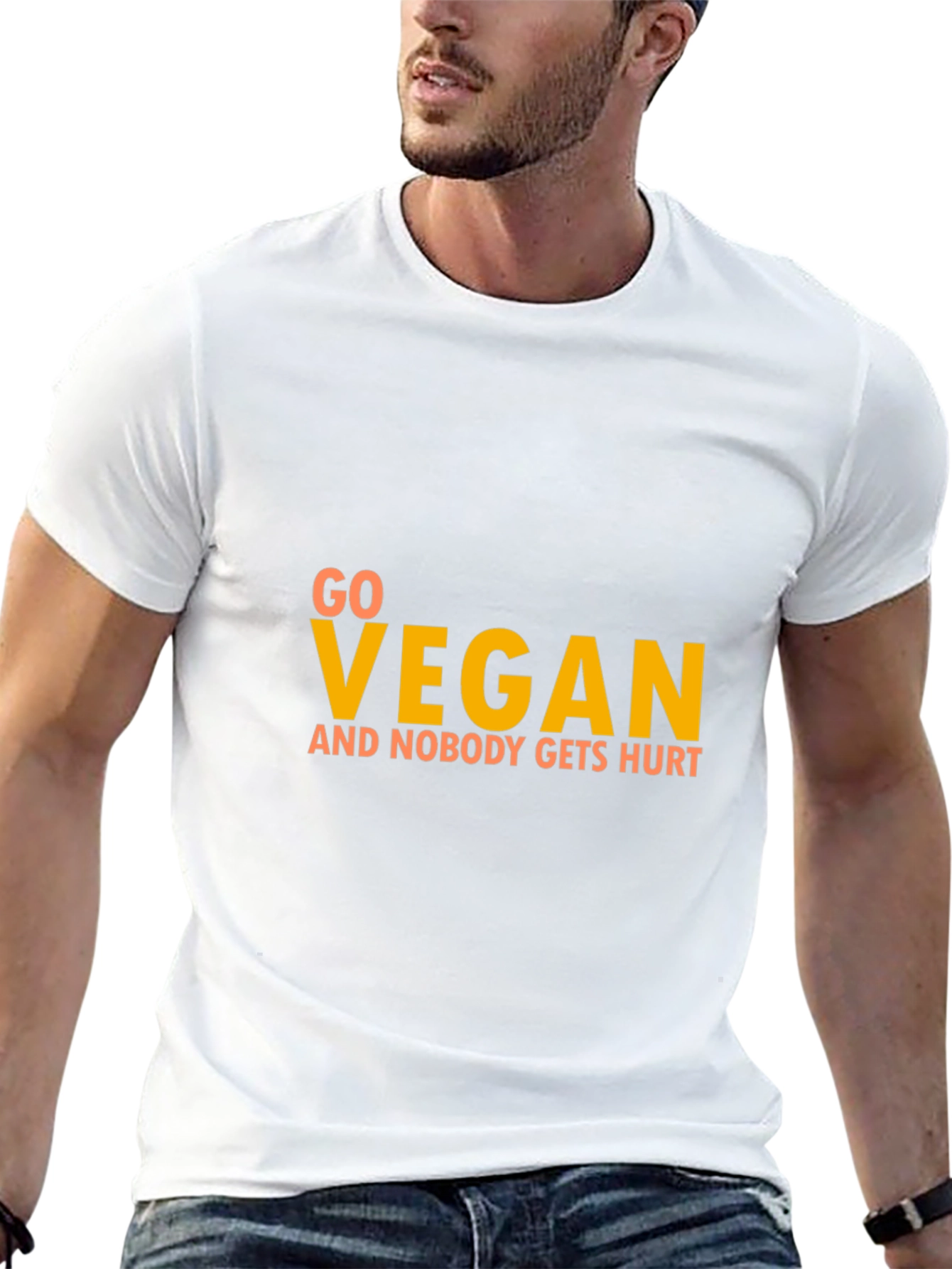 Go Vegan Graphic T-Shirt