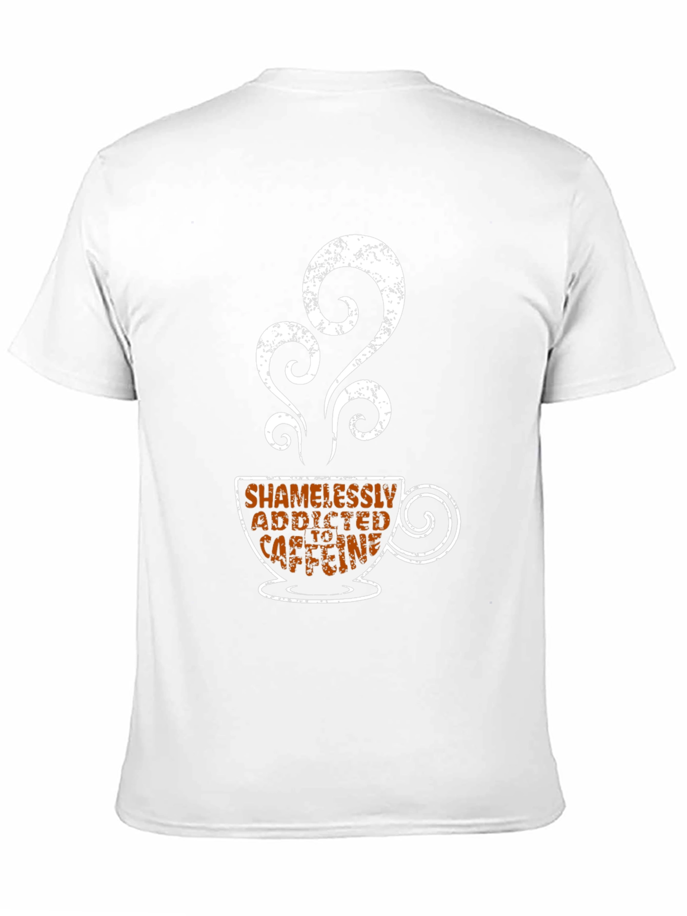 Shamelessly Addicted to Caffeine Black T-Shirt