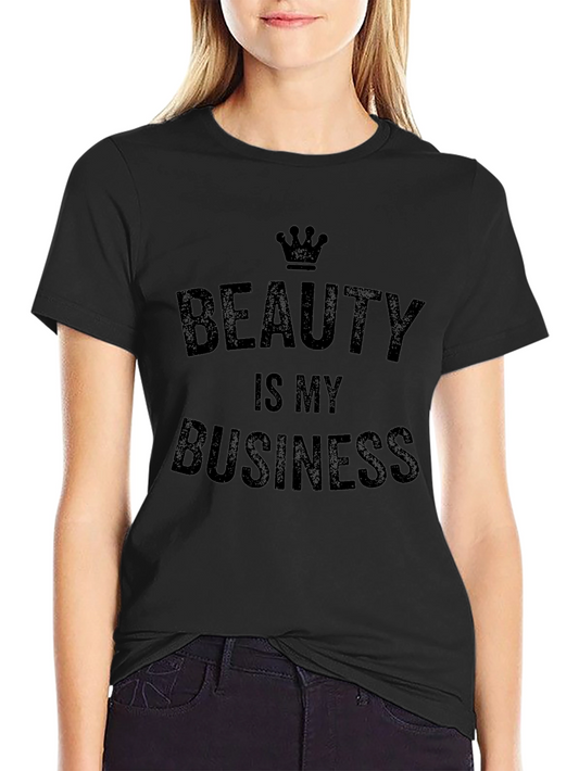 Beauty is My Business Graphic Tee - Unisex Black T-Shirt