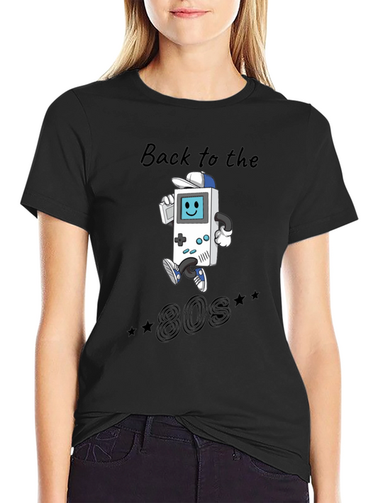 Retro 80s Game Console T-Shirt - Classic Gamer Style
