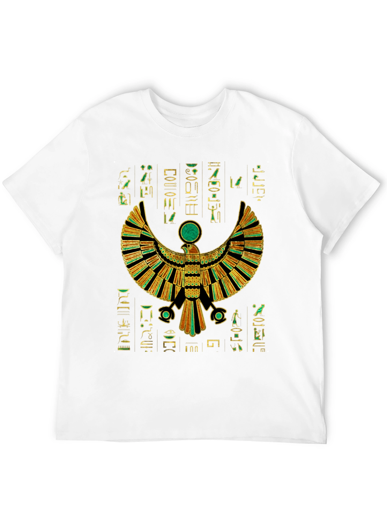 Egyptian Hieroglyph Graphic T-Shirt