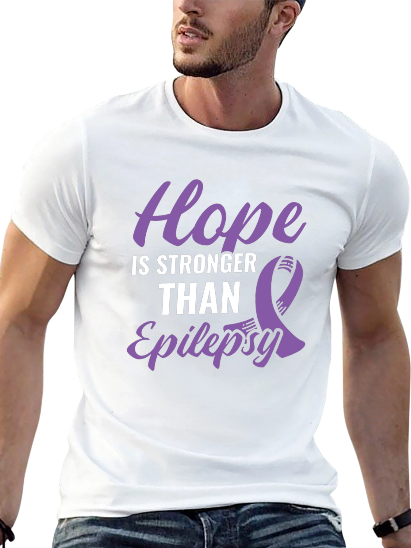 Hope is Stronger Than Epilepsy Awareness T-Shirt