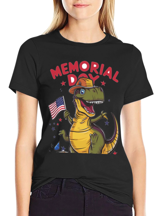 Memorial Day Dino T-Shirt