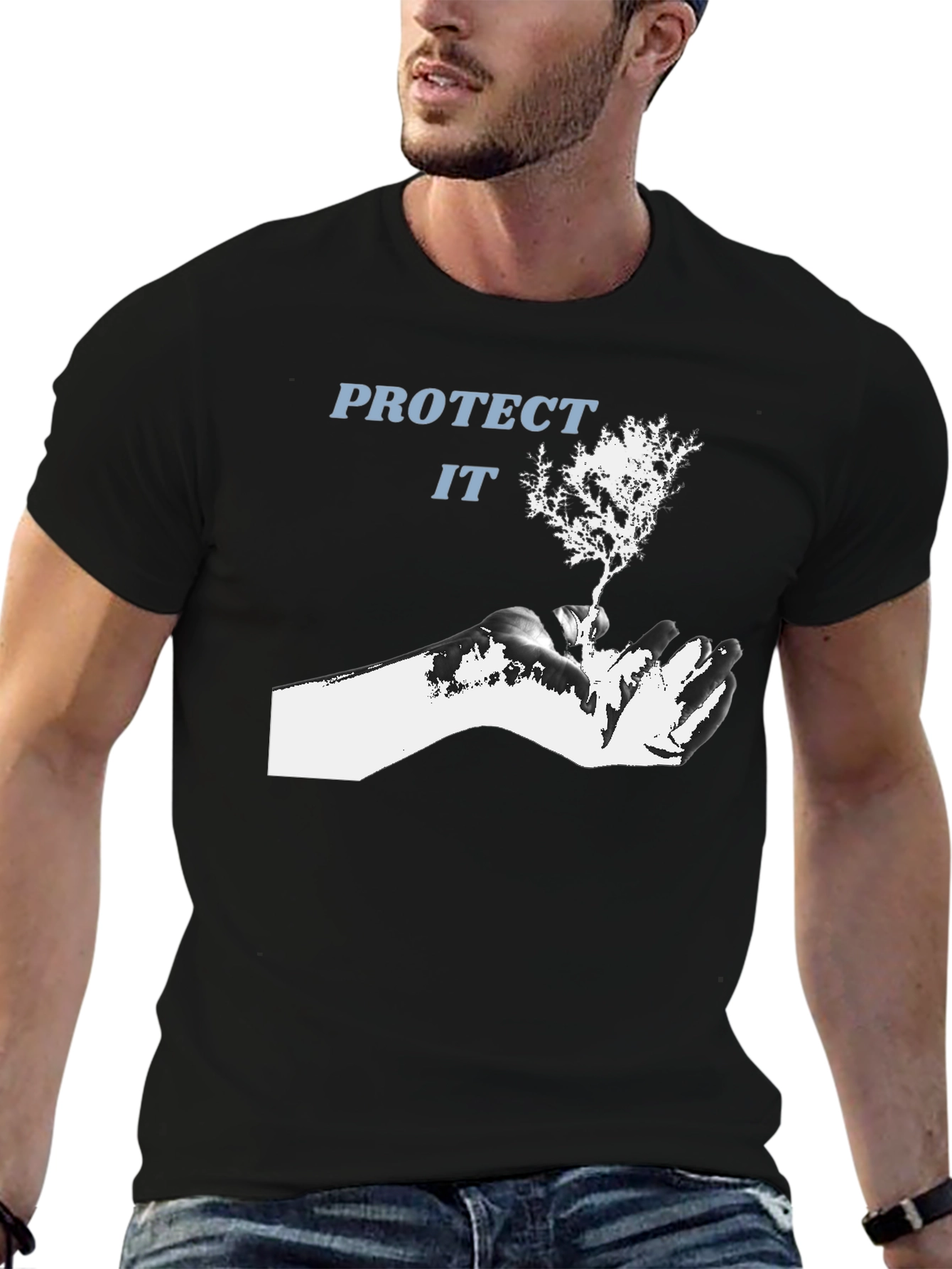 Protect It Tree Graphic Tee - Eco Friendly Design
