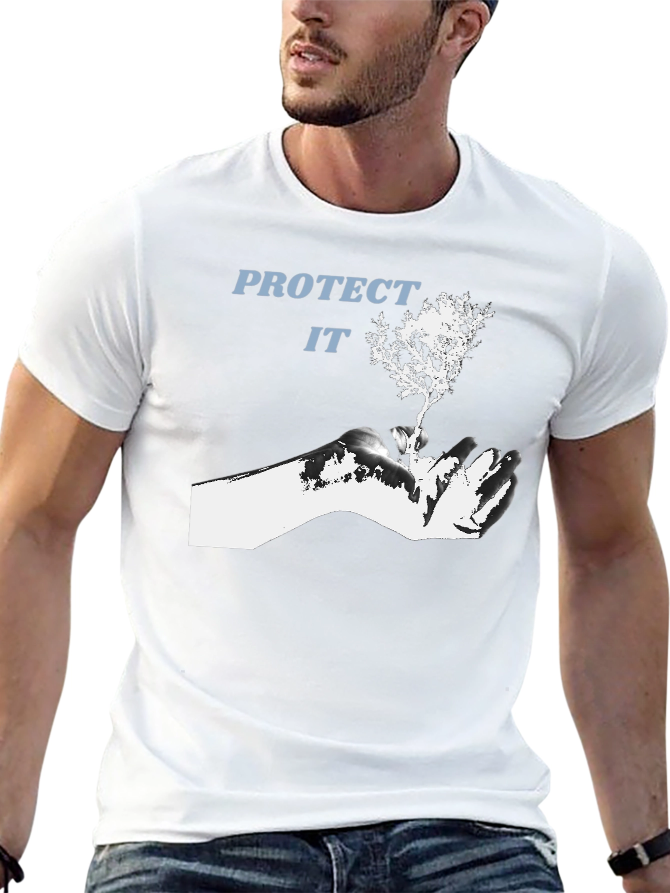 Protect It Tree Graphic Tee - Eco Friendly Design