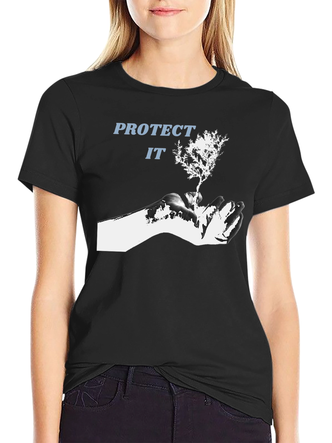 Protect It Tree Graphic Tee - Eco Friendly Design