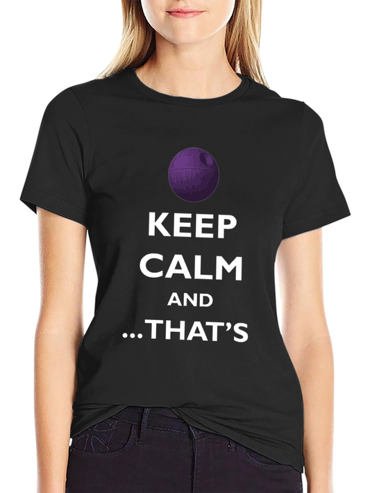 Keep Calm Death Star Graphic T-Shirt
