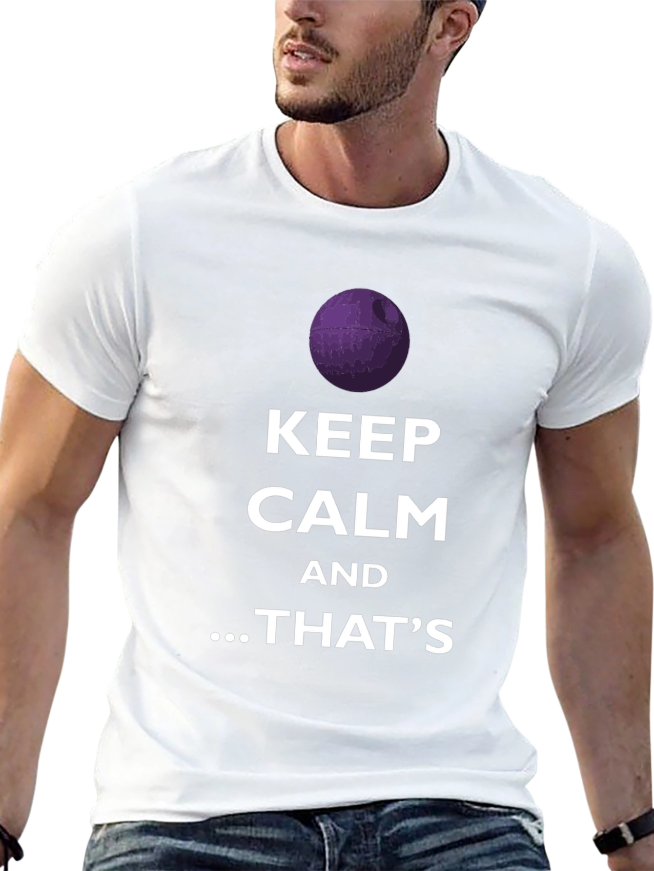 Keep Calm Death Star Graphic T-Shirt