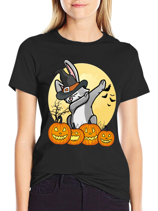 Halloween Bunny Dabbing T-Shirt