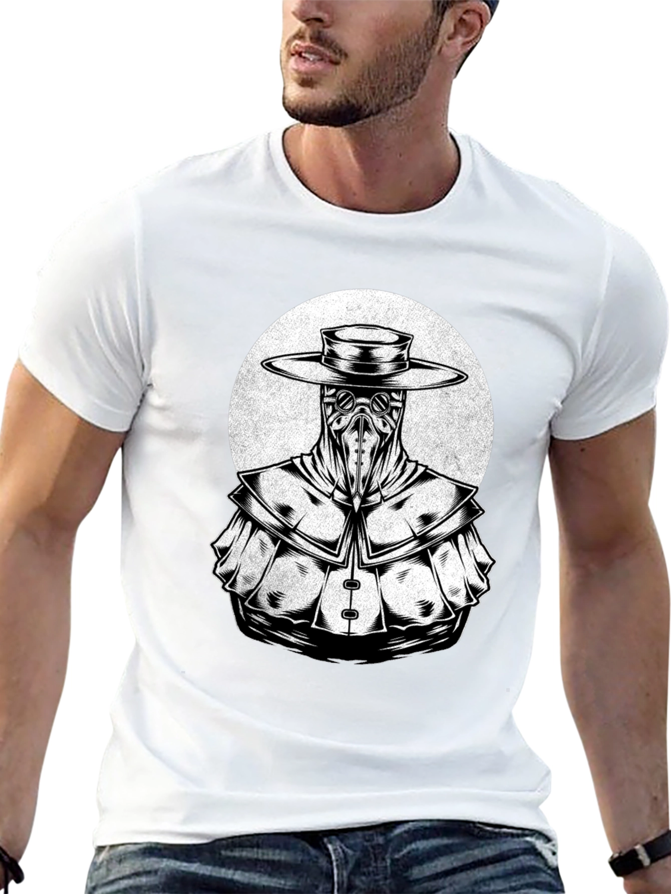 Plague Doctor T-Shirt - Unique Graphic Tee