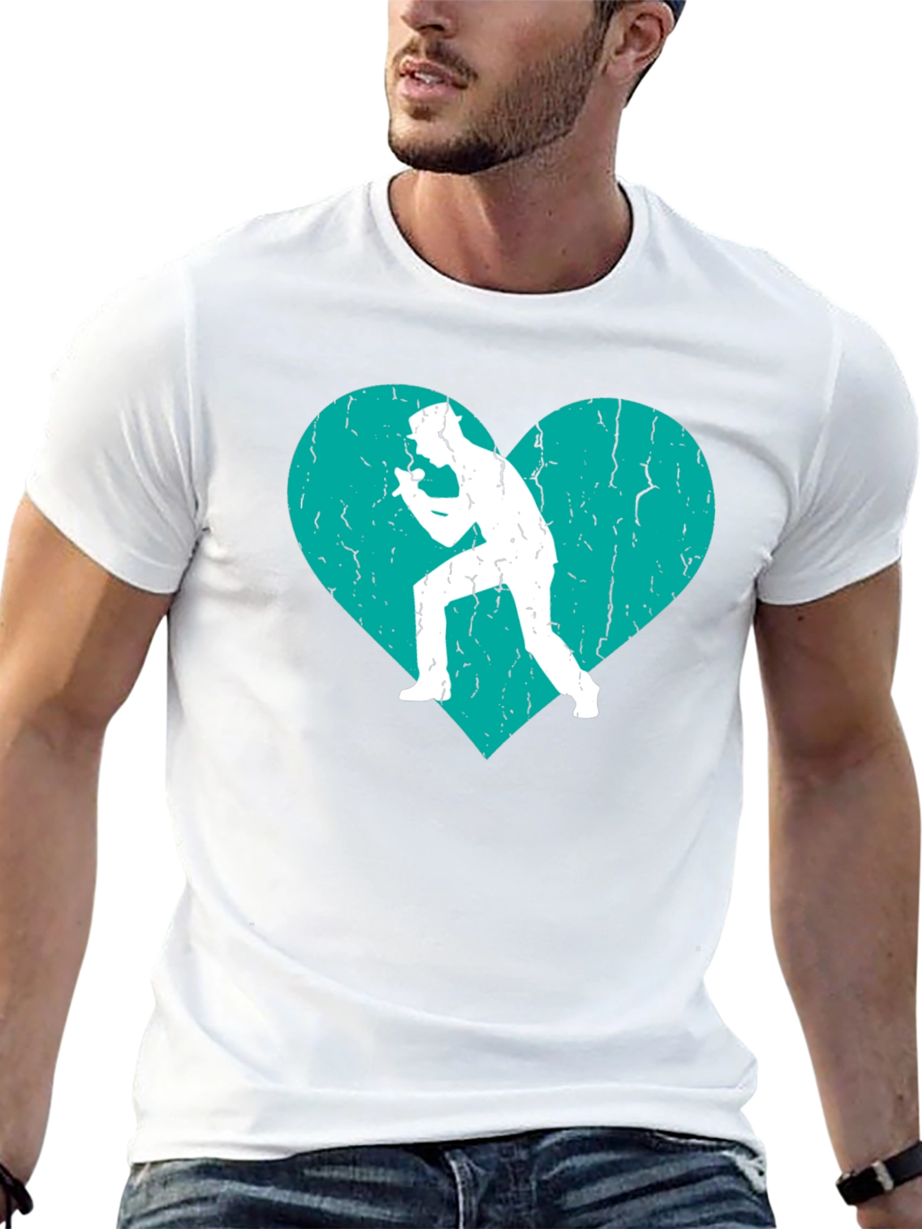 Singer Heart Graphic Tee - Black