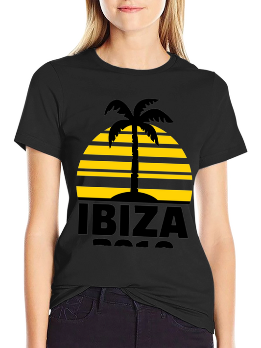 Ibiza Palm Tree Graphic Tee